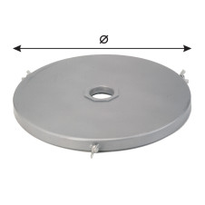 ΚΑΠΑΚΙ ΒΑΡΕΛΙΟΥ ΓΡΑΣΟΥ Φ 420 mm ΓΙΑ ΔΟΧΕΙΑ Φ 370-420 mm ΚΑΙ ΤΡΥΠΑ ME ΣΠΕΙΡΩΜΑ 2'' - 12168