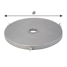 BOSS: ΚΑΠΑΚΙ ΒΑΡΕΛΙΟΥ ΓΡΑΣΟΥ Φ 430 mm ΓΙΑ ΔΟΧΕΙΑ 50/60 KG ΚΑΙ ΤΡΥΠΑ Φ 80 mm - 12169