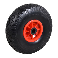 ΤΡΟΧΟΣ Φ260 mm -10''Χ3.00-4 ΜΕ ΠΛΑΣΤΙΚΗ ΖΑΝΤΑ Φ 20mm ΠΟΛΥΟΥΡΕΘΑΝΗΣ - 20634