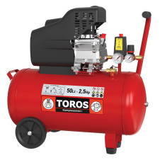 TOROS: ΑΕΡΟΣΥΜΠΙΕΣΤΗΣ 50LT/2,5HP ΜΟΝΟΜΠΛΟΚ - 40106