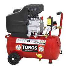 TOROS:  ΑΕΡΟΣΥΜΠΙΕΣΤΗΣ 24LT/2,5HP 230V - 40137