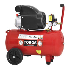 TOROS: ΑΕΡΟΣΥΜΠΙΕΣΤΗΣ ΜΟΝΟΜΠΛΟΚ 50L/2HP 230V - 40140