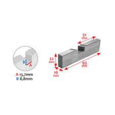 ΣΕΤ ΜΑΧΑΙΡΙΑ 2,1/2"-4" NPT ΒΙΔΟΛ. TT-100HD - 43337