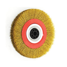 BULLE: ΒΟΥΡΤΣΑ ΣΥΡΜΑΤΙΝΗ ΤΡΟΧΟΥ ΠΑΓΚΟΥ Φ 150Χ32 mm - 44013