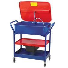 EXPRESS: ΠΛΥΝΤΗΡΙΟ ΕΞΑΡΤΗΜΑΤΩΝ ΤΡΟΧΗΛΑΤΟ 90Lt. ΜΕ ΔΥΟ ΡΑΦΙΑ - 47116