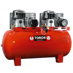 TOROS: ΑΕΡΟΣΥΜΠΙΕΣΤΗΣ ME 2 ΚΕΦΑΛΕΣ ΜΕ ΙΜΑΝΤΑ 900LIT/20HP-(10+10)HP ΜΕ ΠΙΝΑΚΑ Υ/Δ - 602075