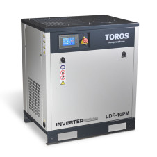 TOROS: ΚΟΧΛΙΟΦΟΡΟΣ ΑΕΡΟΣΥΜΠΙΕΣΤΗΣ ΜΕΤΑΒΛΗΤΗΣ ΤΑΧΥΤΗΤΑΣ (INVERTER) 10HP-10bar - 602112