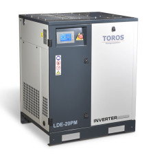 TOROS: ΚΟΧΛΙΟΦΟΡΟΣ ΑΕΡΟΣΥΜΠΙΕΣΤΗΣ ΜΕΤΑΒΛΗΤΗΣ ΤΑΧΥΤΗΤΑΣ (INVERTER) 20HP-10bar - 602114