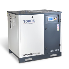 TOROS: ΚΟΧΛΙΟΦΟΡΟΣ ΑΕΡΟΣΥΜΠΙΕΣΤΗΣ ΜΕΤΑΒΛΗΤΗΣ ΤΑΧΥΤΗΤΑΣ (INVERTER) 30HP-10bar - 602115