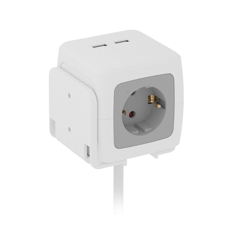 ΠΟΛΥΠΡΙΖΟ ΚΥΒΟΣ 4 ΘΕΣΕΩΝ +2x USB - 607070 ΠΟΛΥΠΡΙΖΟ ΚΥΒΟΣ 4 ΘΕΣΕΩΝ +2x USB - 607070