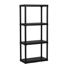 A/P: ΡΑΦΙΕΡΑ ΠΛΑΣΤΙΚΗ ΜΑΥΡΗ LARGHEZZA T60/4 60x30x133cm - 610020