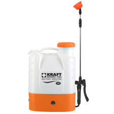 KRAFT : ΨΕΚΑΣΤΗΡΑΣ ΠΛΑΤΗΣ 16LT,  12V/8AH ΡΥΘΜΙΖΟΜΕΝΗΣ ΠΙΕΣΗΣ - 621226