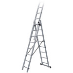 BULLE: ΣΚΑΛΑ ΑΛΟΥΜΙΝΙΟΥ ΤΡΙΠΛΗ ΕΠΕΚΤΕΙΝΟΜΕΝΗ - 3x9 ΣΚΑΛΙΑ - 631121