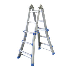 BULLE: ΣΚΑΛΑ ΑΛΟΥΜΙΝΙΟΥ ΠΟΛΥΜΟΡΦΙΚΗ PROFESSIONAL ΤΗΛΕΣΚΟΠΙΚΗ 4Χ3 - 631146