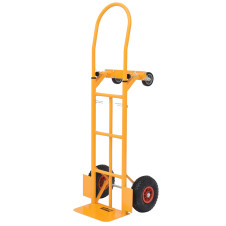 EXPRESS: ΚΑΡΟΤΣΙ ΜΕΤΑΦΟΡΑΣ ΠΤΥΣΣΟΜΕΝΟ 200 KG - 2 ΤΡΟΧΟΙ ΑΕΡΟΣ Φ 250 mm ΚΑΙ 2 ΤΡΟΧΟΙ ΣΥΜΠΑΓΕΙΣ ΠΕΡΙΣΤΡΕΦΟΜΕΝΟΙ Φ 100 mm - 631432