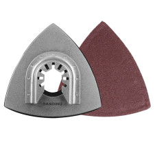 BULLE: ΒΑΣΗ ΦΥΛΛΩΝ ΛΕΙΑΝΣΗΣ ΜΕ VELCRO KAI 9 ΓΥΑΛΟΧΑΡΤΑ 80 mm - 642012