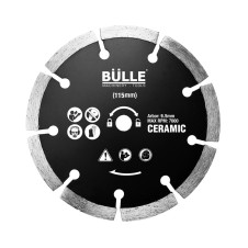 BULLE: ΔΙΑΜΑΝΤΟΔΙΣΚΟΣ ΚΟΠΗΣ ΚΕΡΑΜΙΚΩΝ 115x9.5 mm - 64289