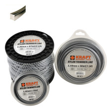 KRAFT: ΜΕΣΙΝΕΖΑ - ΝΗΜΑ ΚΟΠΗΣ ΤΕΤΡΑΓΩΝΗ ΑΛΟΥΜΙΝΙΟΥ  SQUARE "ALU'' Φ 4.00mm ΣΥΣΚΕΥΑΣΙΑ 29 ΜΕΤΡΑ (450 gr) - 69338