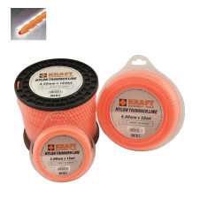 KRAFT: ΜΕΣΙΝΕΖΑ - ΝΗΜΑ ΚΟΠΗΣ ΤΕΤΡΑΓΩΝΗ ΕΛΙΚΟΕΙΔΗΣ TWIST ''D-TWIST'' Φ 3.00mm ΣΥΣΚΕΥΑΣΙΑ 15 ΜΕΤΡΑ - 69343