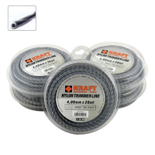 KRAFT: ΜΕΣΙΝΕΖΑ ΕΛΙΚΟΕΙΔΗΣ - ΝΗΜΑ ΚΟΠΗΣ TRI-TWIST Φ 3.50mm ΣΥΣΚΕΥΑΣΙΑ 36 ΜΕΤΡΑ (450gr) - 69354