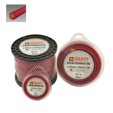 KRAFT: ΜΕΣΙΝΕΖΑ - ΝΗΜΑ ΚΟΠΗΣ ΣΤΡΟΓΓΥΛΟ ROUND ''PRO'' Φ 3.50mm ΣΥΣΚΕΥΑΣΙΑ 40 ΜΕΤΡΑ (450gr) - 69363