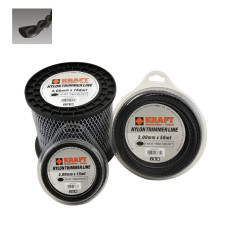 KRAFT: ΜΕΣΙΝΕΖΑ - ΝΗΜΑ ΚΟΠΗΣ ΕΛΙΚΟΕΙΔΗΣ TWIST ''PRO SILENT'' Φ 2.40mm ΣΥΣΚΕΥΑΣΙΑ 102 ΜΕΤΡΑ (450gr) - 69375