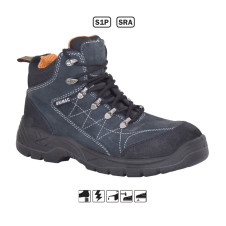 UNIMAC: ΜΠΟΤΑΚΙΑ S1P SRC ΜΑΥΡΑ/ΓΚΡΙ SUEDE ΜΕΓ.46 - 710265