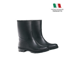 TRONCHETTO: ΓΑΛΟΤΣΕΣ  P.V.C. ΜΕ ΑΝΤΙ-ΟΛΙΣΘΗΤΙΚΗ ΣΟΛΑ 28 cm ΜΑΥΡΕΣ - ΜΕΓΕΘΟΣ 45 - 710451