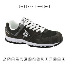 DUNLOP: ΠΑΠΟΥΤΣΙΑ ΕΡΓΑΣΙΑΣ SUEDE+MESH FLYING ARROW - ΓΚΡΙ - S3,E.V.A.,HRO,SRC- ΜΕΓΕΘΟΣ46 - 710849