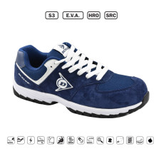 DUNLOP: ΠΑΠΟΥΤΣΙΑ ΕΡΓΑΣΙΑΣ SUEDE+MESH  FLYING ARROW - ΜΠΛΕ  - S3,E.V.A.,HRO,SRC- ΜΕΓΕΘΟΣ42 - 710853