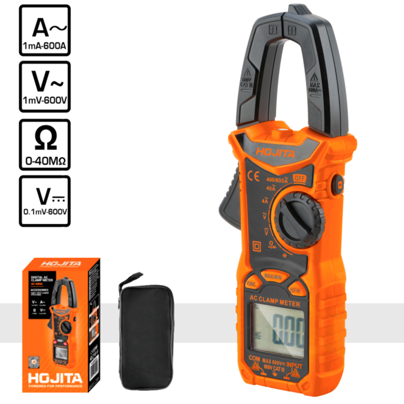 Αμπεροτσιμπίδα ψηφιακή 6000 μετρήσεων - HOJITA (600016.0002) Αμπεροτσιμπίδα ψηφιακή 6000 μετρήσεων - HOJITA (600016.0002)