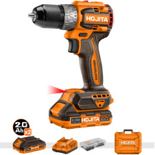 Δραπανοκατσάβιδο Βrushless 60Nm μπαταρίας 20V Βαλιτσάκι - HOJITA (601000.0011)