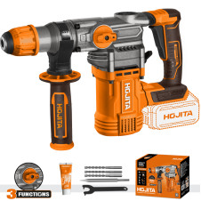 Περιστροφικό κρουστικό πιστολέτο HOJITA Brushless 28mm μπαταρία 20V SOLO - HOJITA (601007.0003)