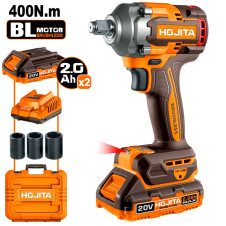 Μπουλονόκλειδο HOJITA Brushless 400Nm μπαταρίας 20V - HOJITA (601008.0004)