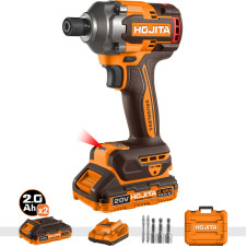 Παλμικό κατσαβίδι HOJITA Brushless 285Nm μπαταρίας 20V Βαλιτσάκι - HOJITA (601009.0002)