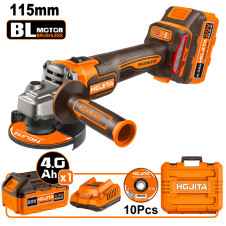 Γωνιακός τροχός HOJITA Brushless 115mm -3 ταχυτήτων μπαταρίας 20V - HOJITA (601011.0006)