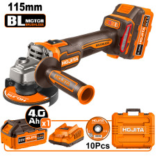 Γωνιακός τροχός HOJITA Brushless 125mm -3 ταχυτήτων μπαταρίας 20V - HOJITA (601011.0008)