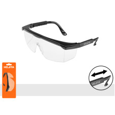 Γυαλιά προστασίας διάφανο με μαύρο - HOJITA (602000.0017)