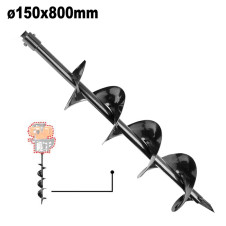 Αρίδα γεωτρύπανου 80cm - HOJITA (605013.0000)