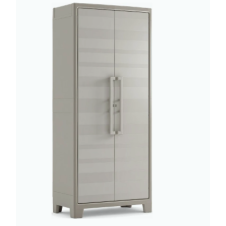 Δίφυλλη Ντουλάπα Gulliver Multispace Πλαστική με Χώρισμα & 8 Ράφια 80x44x182εκ. (26.20001)