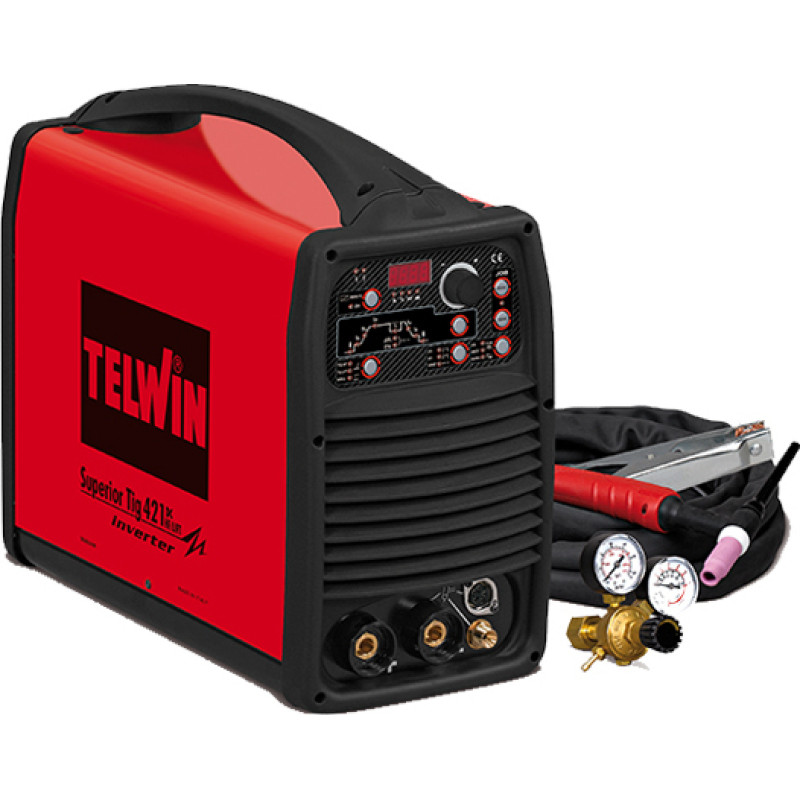 Ηλεκτροσυγκόλληση SUPERIOR TIG 421 DC-HF/LIFT VRD 400V INVERTER 350A TELWIN (816132)
