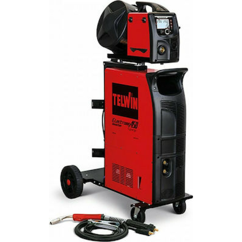 Ηλεκτροσυγκόλληση ELECTROMIG 450 SYNERGIC 400A INVERTER 400V Σύρματος (4σε1) MIG-MAG/FLUX-MMA-TIG TELWIN (816190)