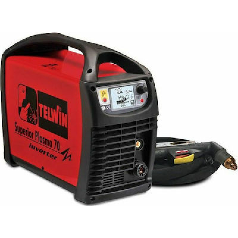 Plasma Κοπής Μετάλλων INVERTER 50/70A SUPERIOR PLASMA 70 230/400V TELWIN (816170)