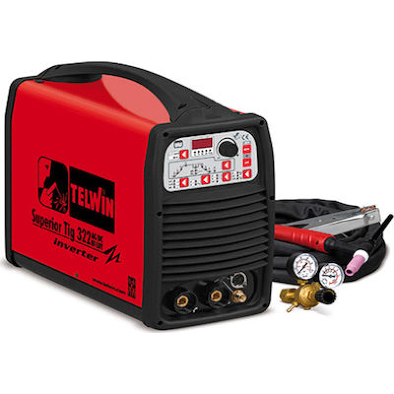 Ηλεκτροσυγκόλληση SUPERIOR TIG 322 AC/DC-HF/LIFT VRD 400V INVERTER 270A TELWIN (816130)