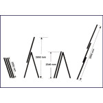 BULLE: ΣΚΑΛΑ ΑΛΟΥΜΙΝΙΟΥ ΤΡΙΠΛΗ ΕΠΕΚΤΕΙΝΟΜΕΝΗ - 3x9 ΣΚΑΛΙΑ - 631121